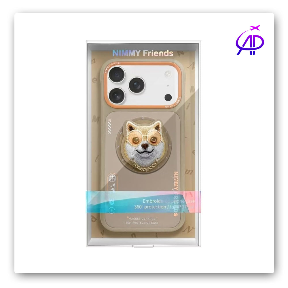 Nimmy Friends Shiba Dog Magnetic Grip Protection Case