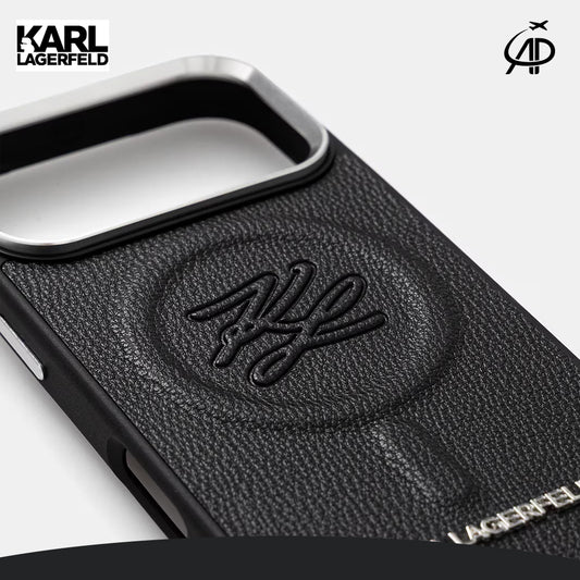 Karl Lagerfeld KL Monogram Magnetic Case