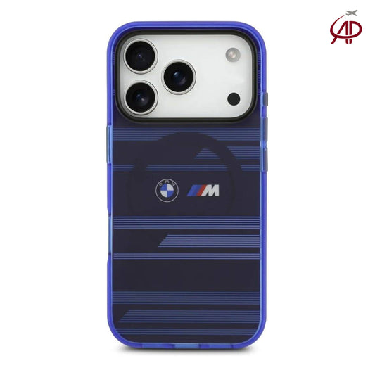 BMW M Motorsport Translucent Blue Stripe Case