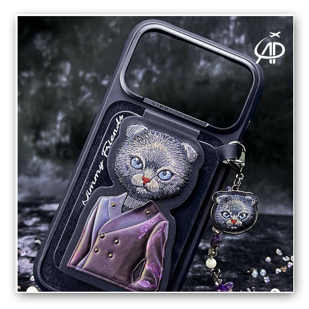 Nimmy Friends Dapper Cat Suit 3D Protection Case
