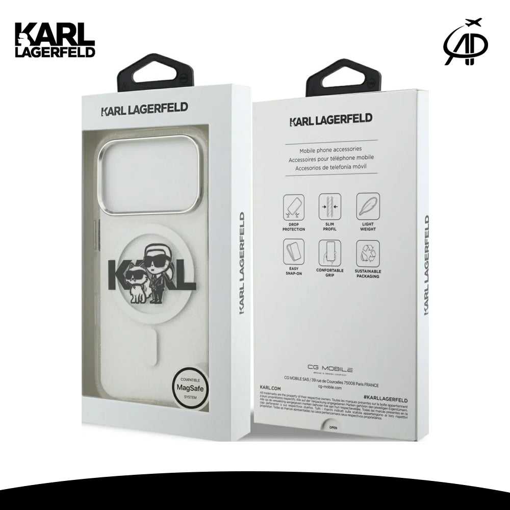 Karl & Choupette Glitter Icon Phone Case