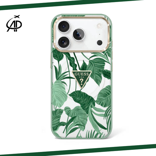 Guess Tropical Floral Print MagSafe Case