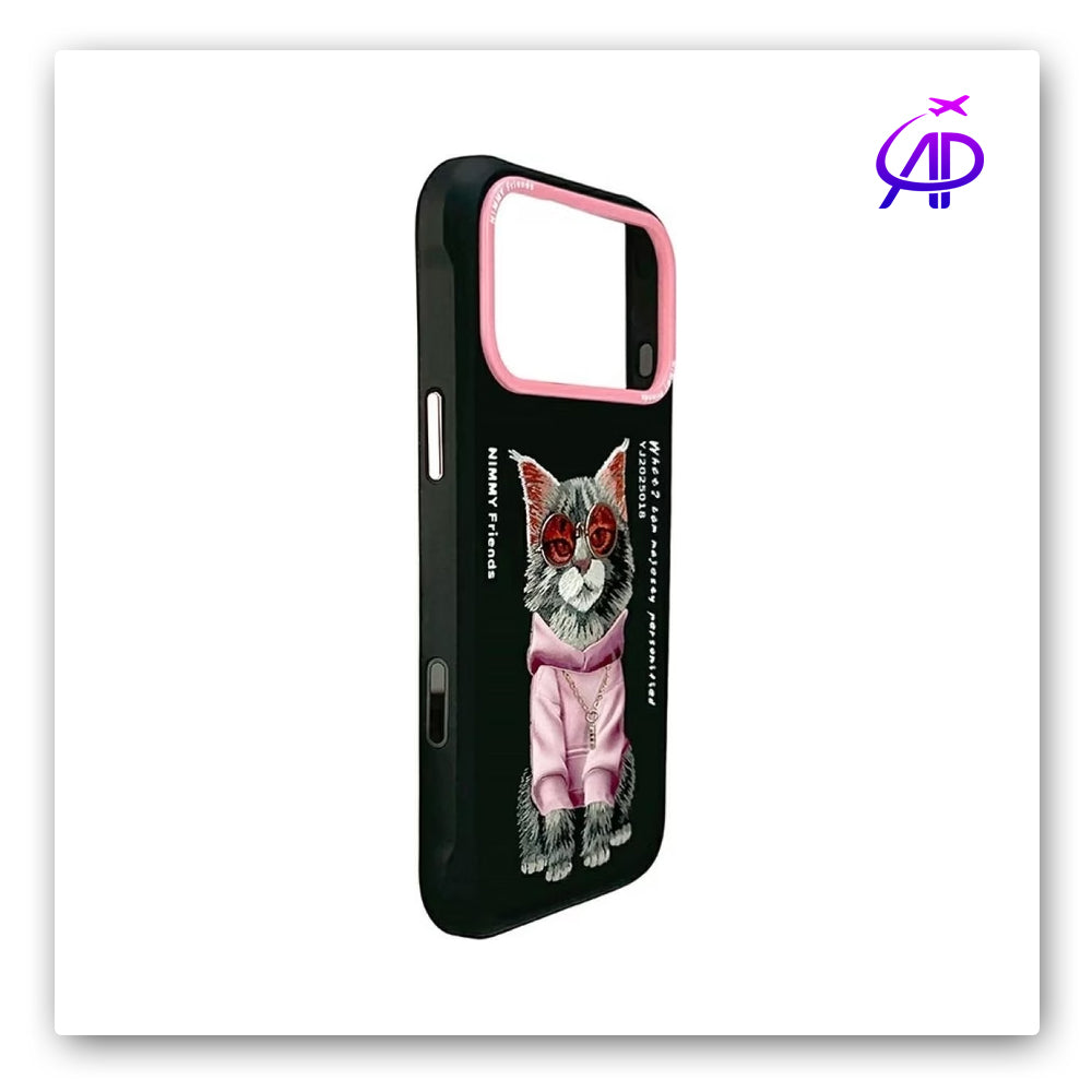 Nimmy Friends Sassy Cat Majesty Pink Hoodie Magnetic Case