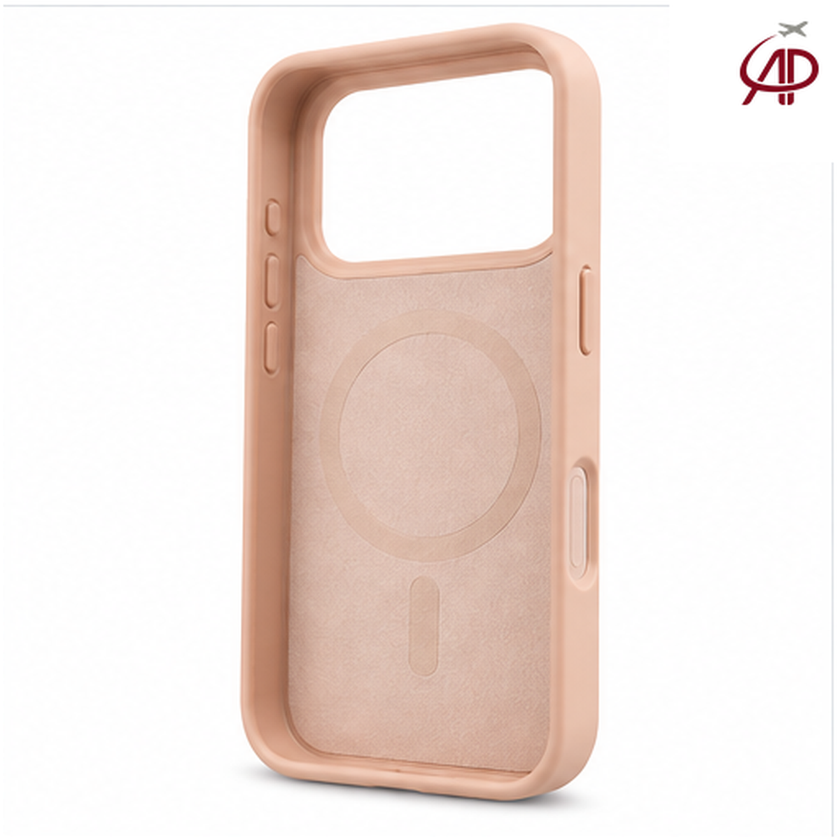 Karl Lagerfeld Initial Logo MagSafe Case – Blush Pink