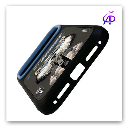 Nimmy Friends Husky "Genius" Black and Blue Magnetic Case