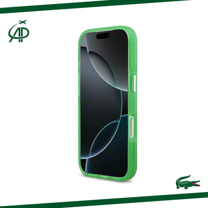 Lacoste Translucent Neon Green Magnetic Case