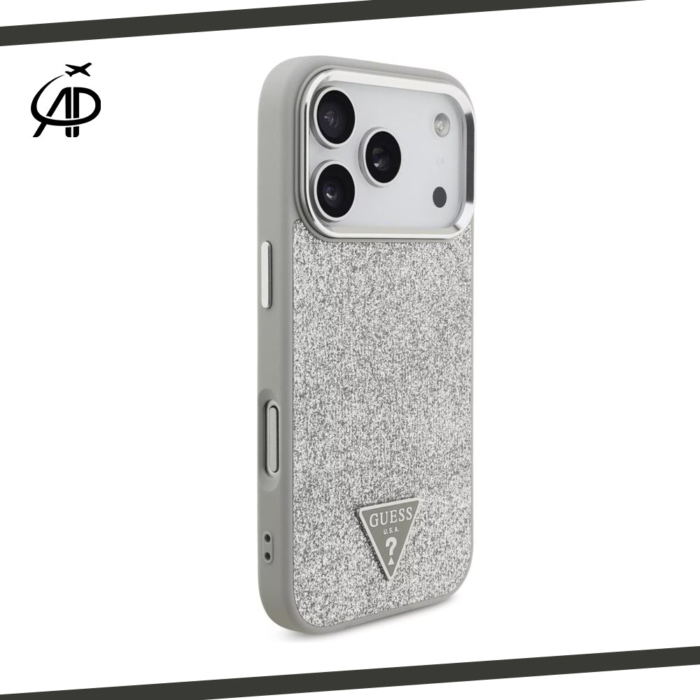 Guess Glitter Fabric iPhone Case