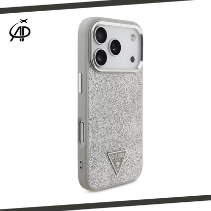 Guess Glitter Fabric iPhone Case