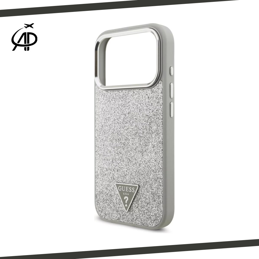 Guess Glitter Fabric iPhone Case