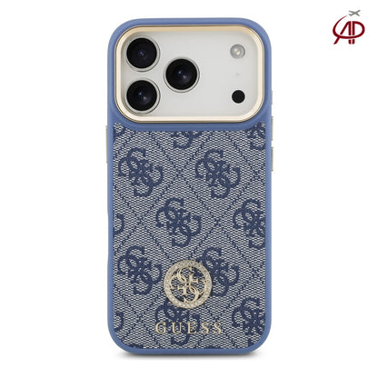 GUESS Blue Denim 4G Monogram Case