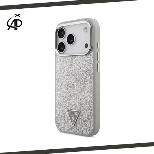 Guess Glitter Fabric iPhone Case