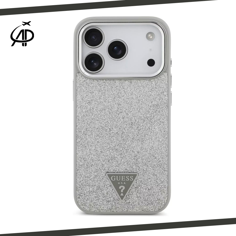 Guess Glitter Fabric iPhone Case