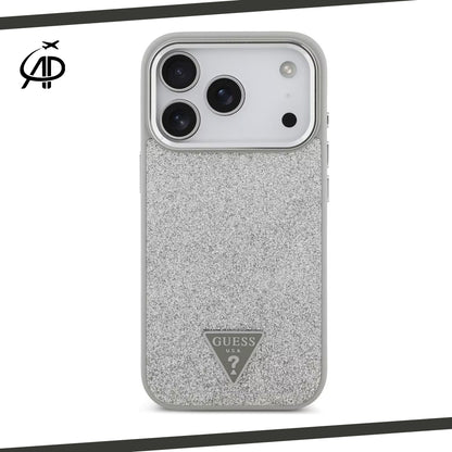 Guess Glitter Fabric iPhone Case