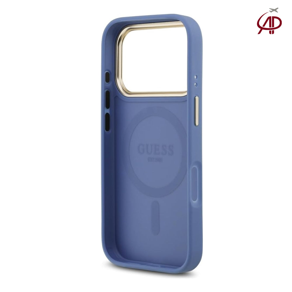 GUESS Blue Denim 4G Monogram Case