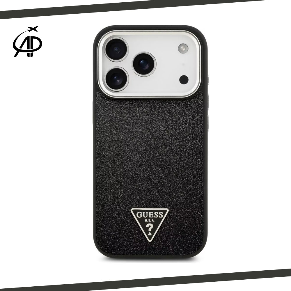 Guess Glitter Fabric iPhone Case