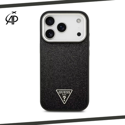 Guess Glitter Fabric iPhone Case