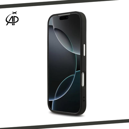 Guess Glitter Fabric iPhone Case