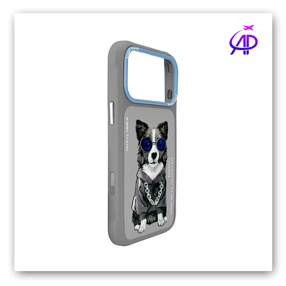 Nimmy Friends Cool Border Collie Hoodie Magnetic Case