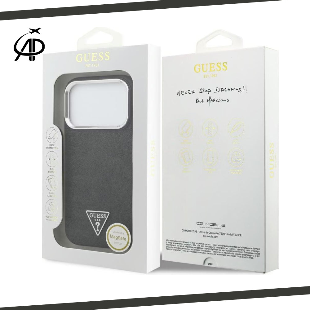 Guess Glitter Fabric iPhone Case