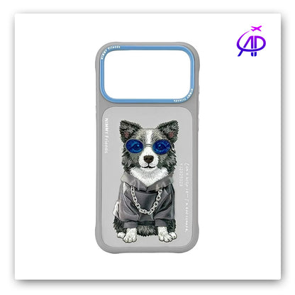Nimmy Friends Cool Border Collie Hoodie Magnetic Case