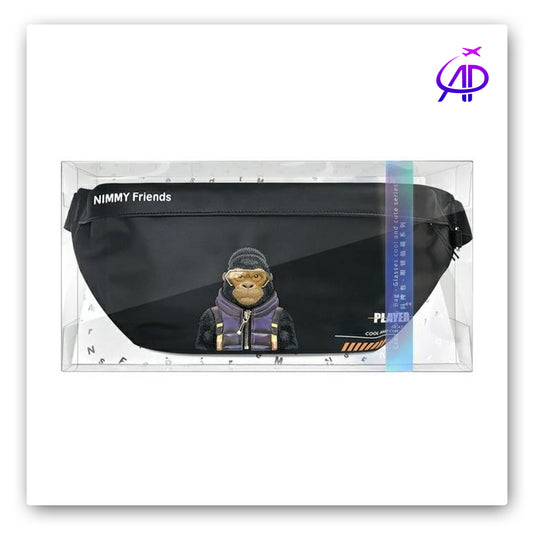 Nimmy Friends Streetwear Crossbody/Waist Bag - Cool Gorilla Design