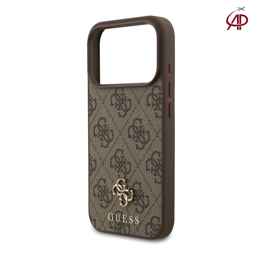 GUESS Brown 4G Monogram Canvas Case