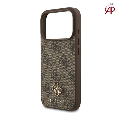 GUESS Brown 4G Monogram Canvas Case
