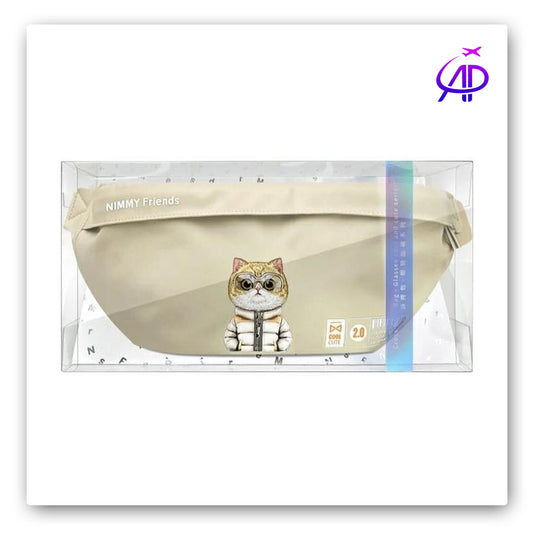 Nimmy Friends Streetwear Crossbody/Waist Bag - Cute Cat Design