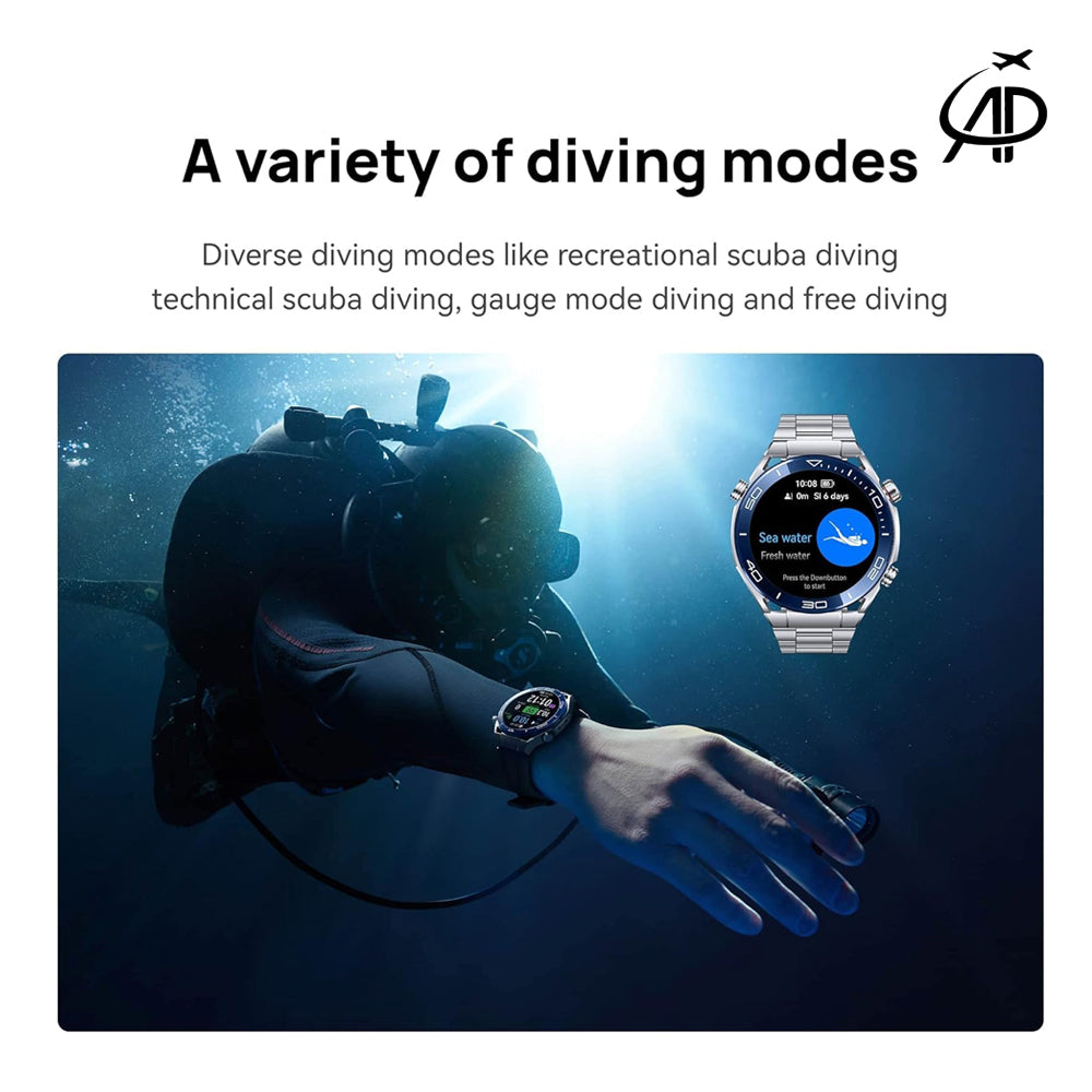 HUAWEI Watch Ultimate 2 Blue - 150M Dive Watch with Sonar Comms & eSIM