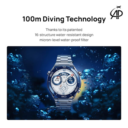 HUAWEI Watch Ultimate 2 Blue - 150M Dive Watch with Sonar Comms & eSIM