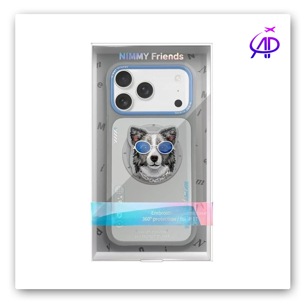 Nimmy Friends Border Collie Magnetic Grip Protection Case