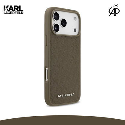 Karl Lagerfeld Embossed Monogram Phone Case