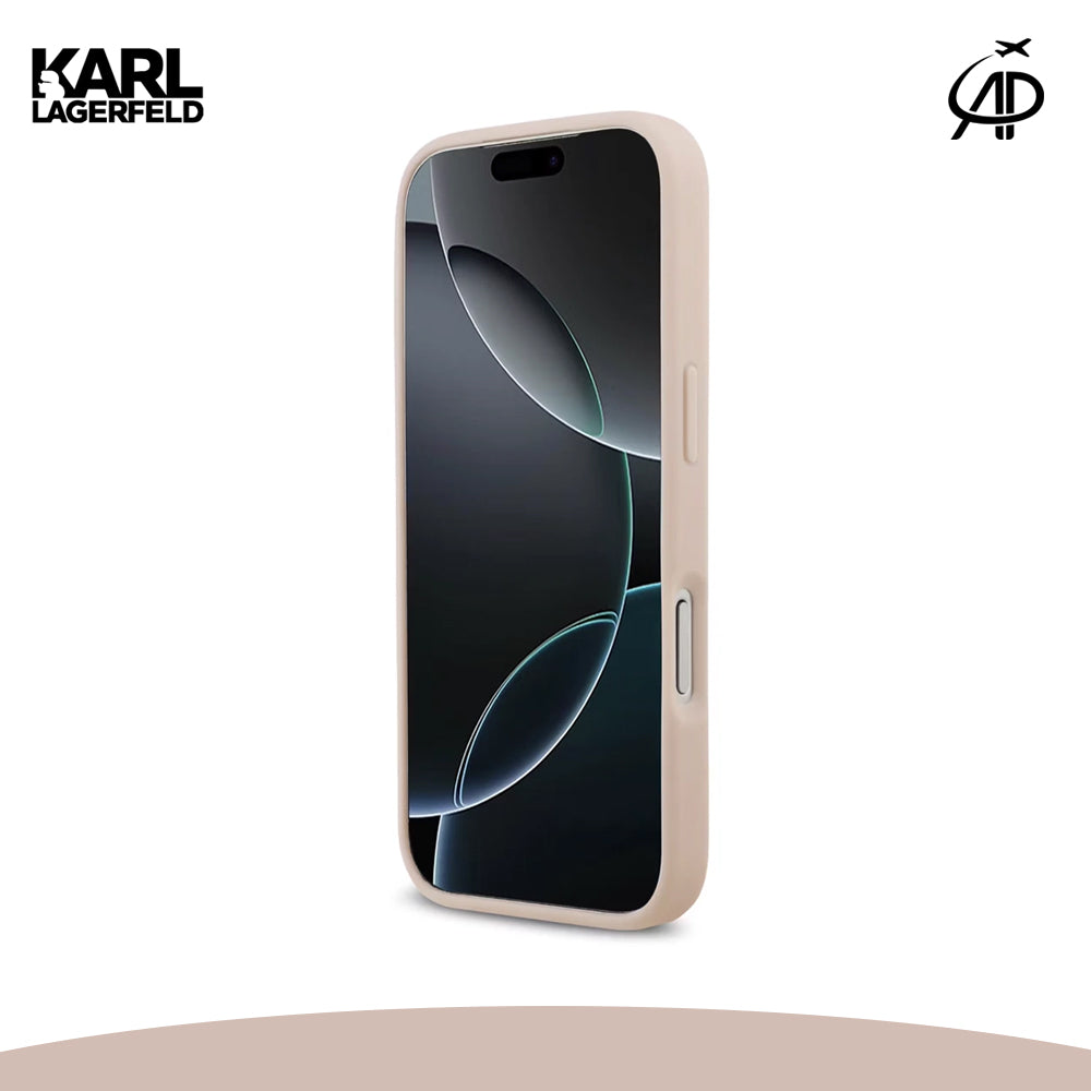 Karl Lagerfeld Embossed Monogram Phone Case