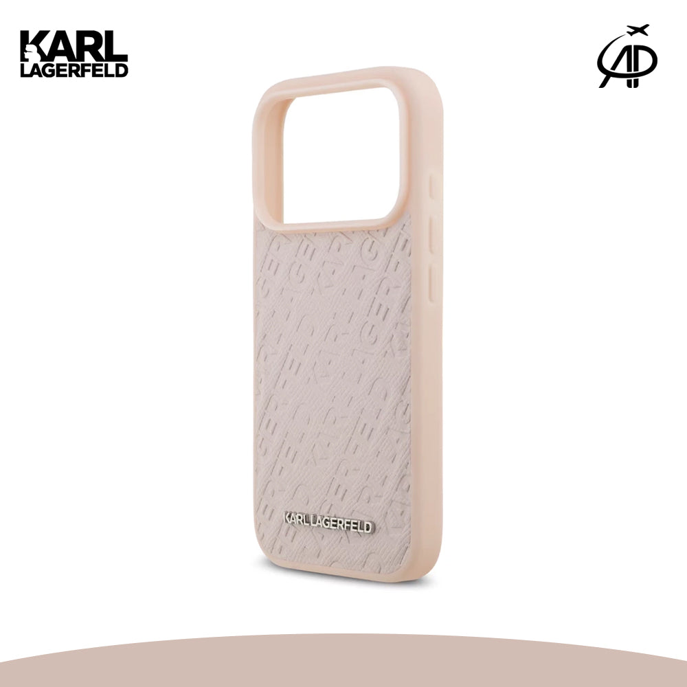 Karl Lagerfeld Embossed Monogram Phone Case