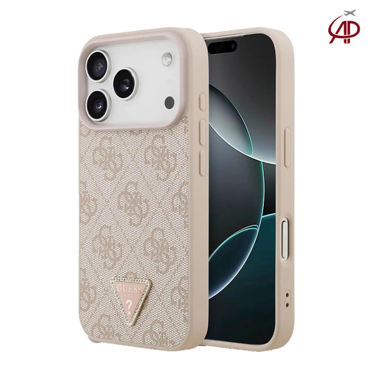 GUESS Pink & Beige 4G Monogram Case