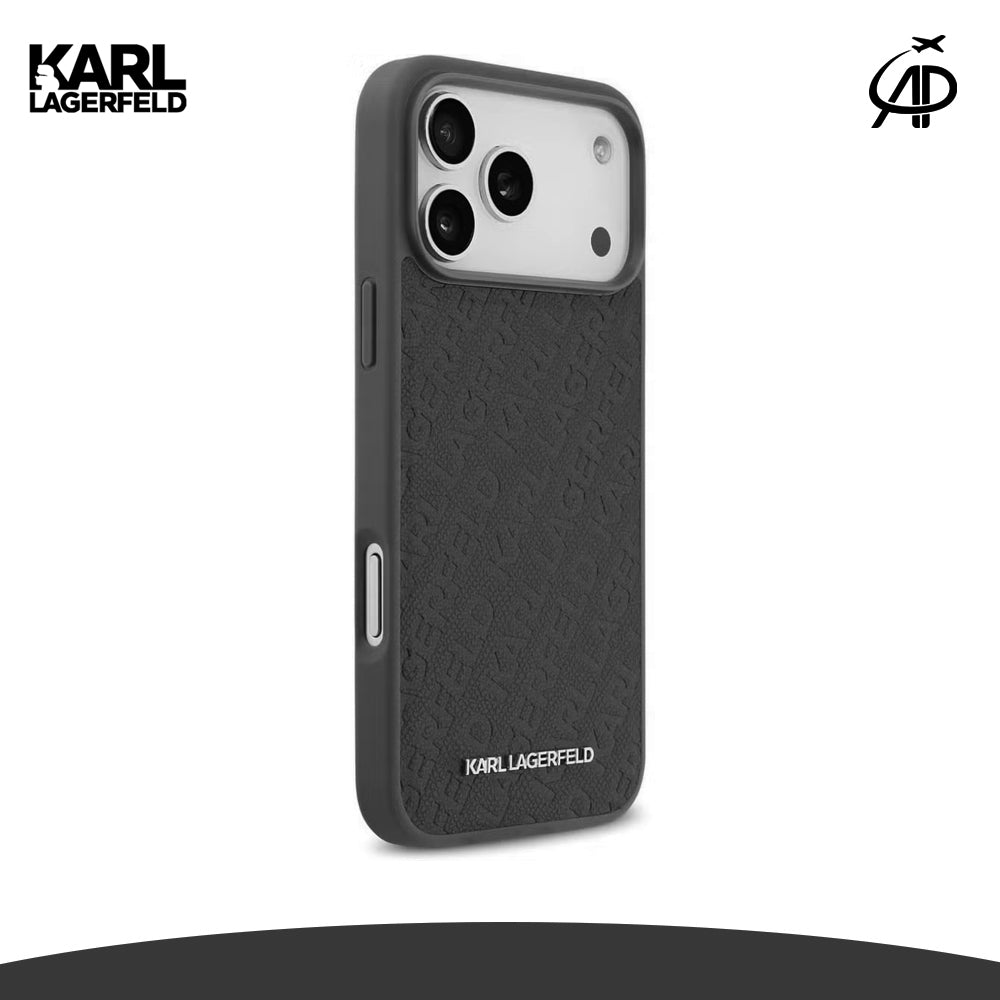 Karl Lagerfeld Embossed Monogram Phone Case