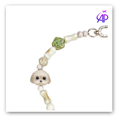 Nimmy Friends 'Puppy Love' Beaded Phone Chain & Accessory Charm