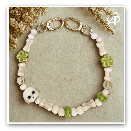 Nimmy Friends 'Puppy Love' Beaded Phone Chain & Accessory Charm