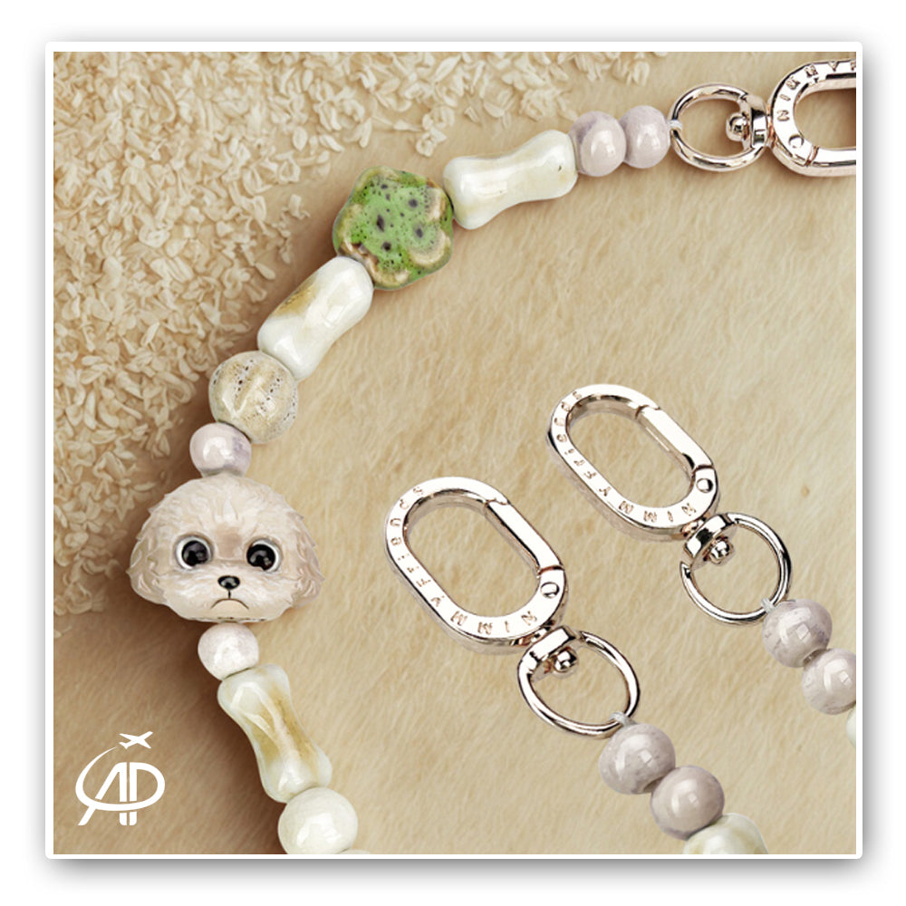 Nimmy Friends 'Puppy Love' Beaded Phone Chain & Accessory Charm