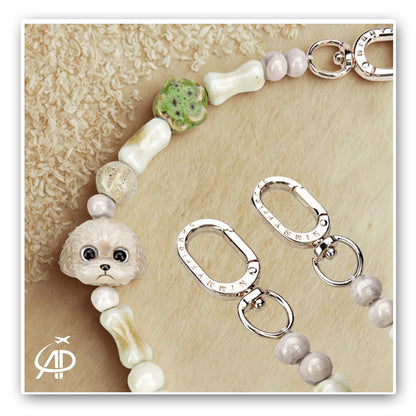 Nimmy Friends 'Puppy Love' Beaded Phone Chain & Accessory Charm