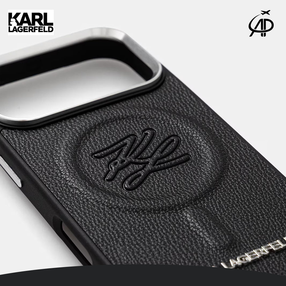 Karl Lagerfeld KL Monogram Magnetic Case