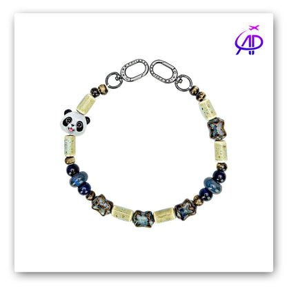 Nimmy Friends 'Panda Power' Beaded Phone Chain & Accessory Charm