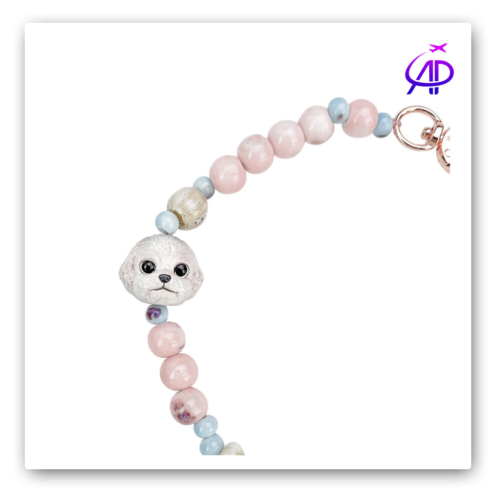 Nimmy Friends 'Fluffy Puppy' Beaded Accessory Chain