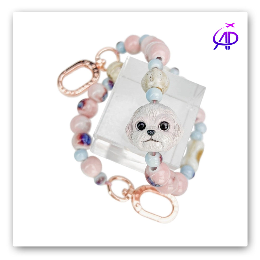 Nimmy Friends 'Fluffy Puppy' Beaded Accessory Chain