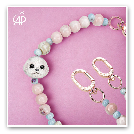 Nimmy Friends 'Fluffy Puppy' Beaded Accessory Chain