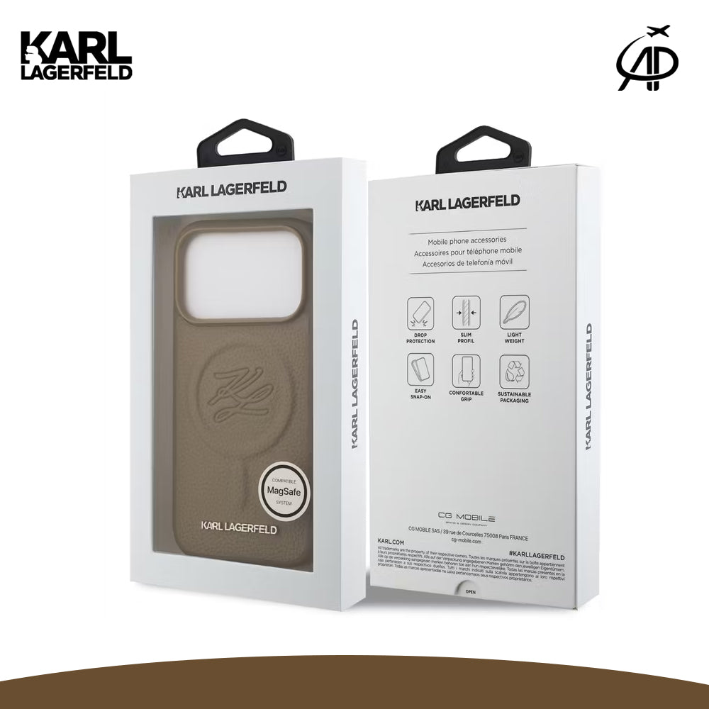 Karl Lagerfeld KL Monogram Magnetic Case