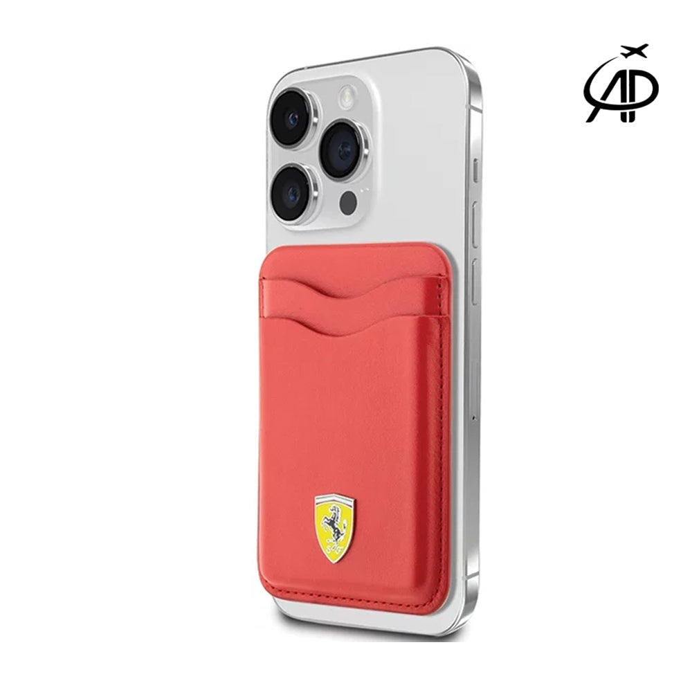 Ferrari Magnetic Card Holder for MagSafe - 2-Slot Wallet