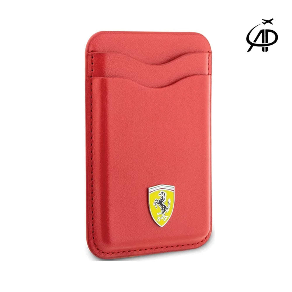 Ferrari Magnetic Card Holder for MagSafe - 2-Slot Wallet