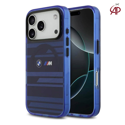 BMW M Motorsport Translucent Blue Stripe Case