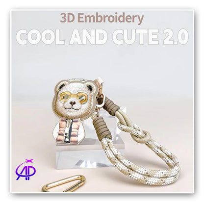 Nimmy Friends 3D Bear Puffer Jacket Magnetic Charge Phone Case - Style & Protection